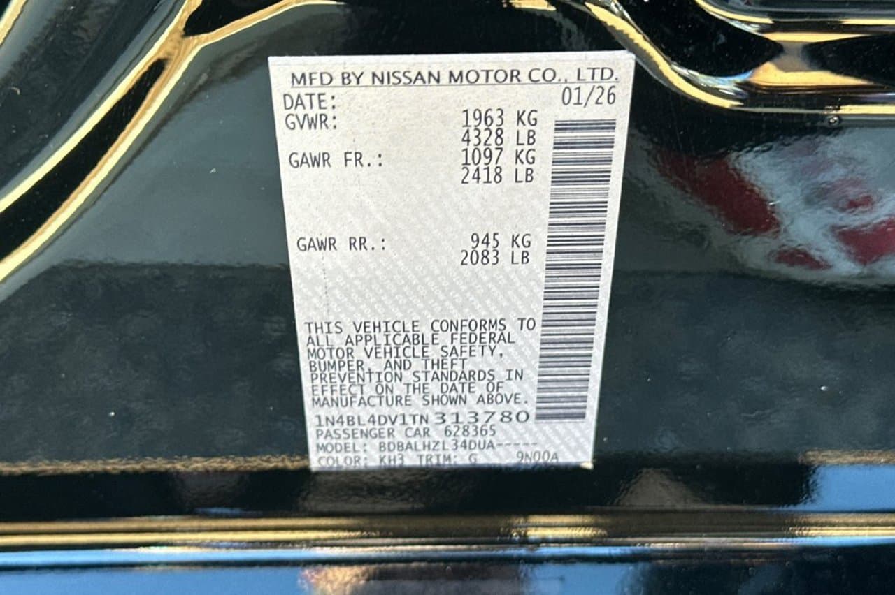 2026 Nissan Altima SV 23