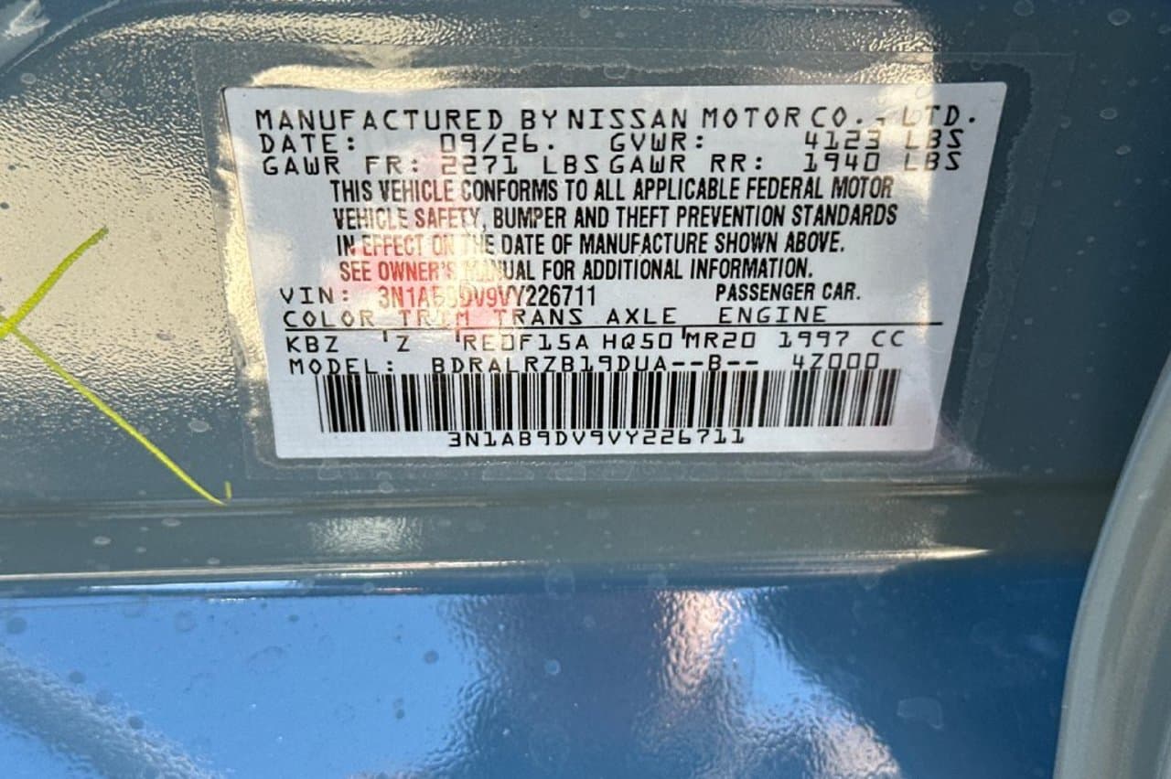 2027 Nissan Sentra SR 23