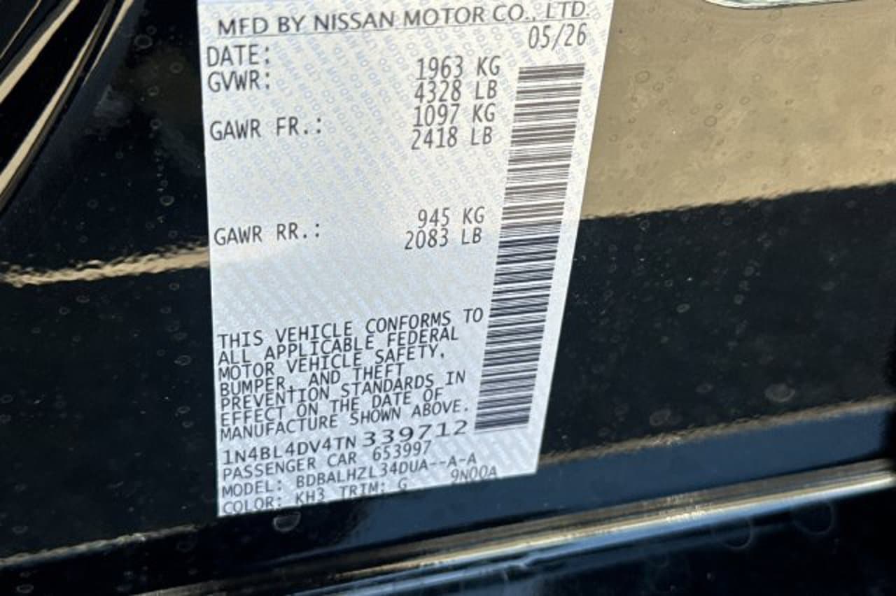 2026 Nissan Altima SV 23