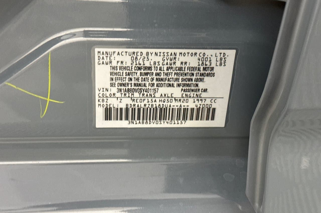 2025 Nissan Sentra SR 23