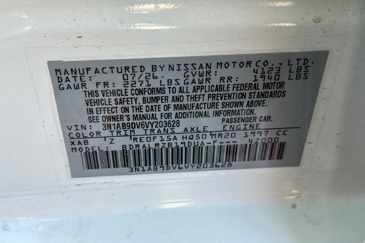 2027 Nissan Sentra SR 23